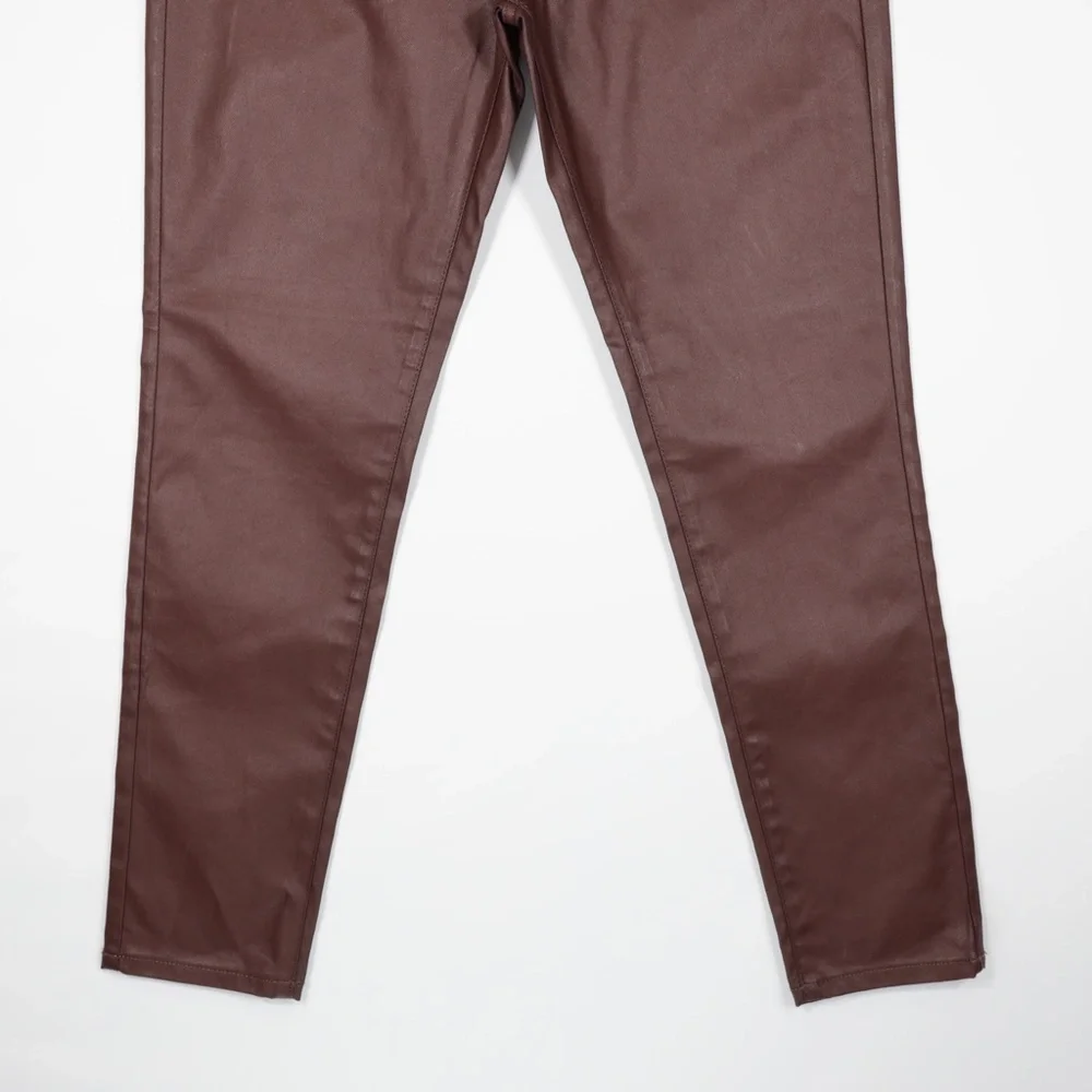 a.n.a Women's‎ Hight Rise Reflective Skinny Denim Jeans Brown Size 8